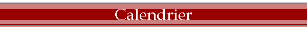 Calendrier